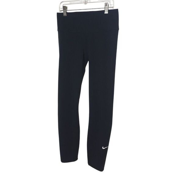 Nike Womens Leggings Small Black Dri-Fit Tapered Workout Gym Athletic - Picture 1 of 4